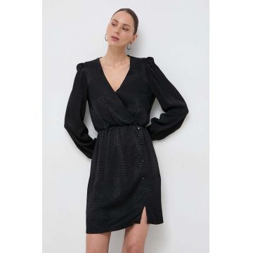 Morgan rochie culoarea negru, mini, evazati