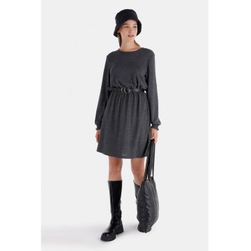 Rochie evazata cu talie elastica