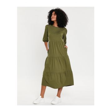 Rochie midi cu model stratificat Finn 7195