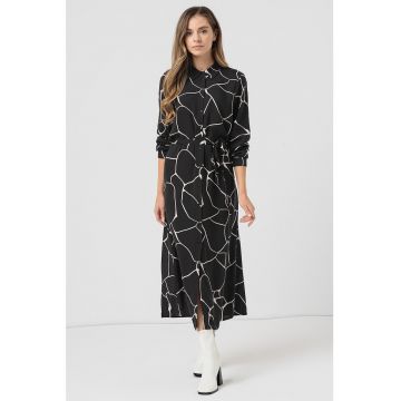 Rochie midi cu nasturi Paya