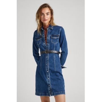 Rochie mini din denim