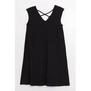 Rochie mini lejera cu croiala in A