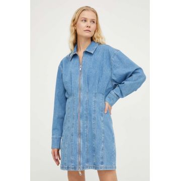 Gestuz rochie jeans mini, oversize