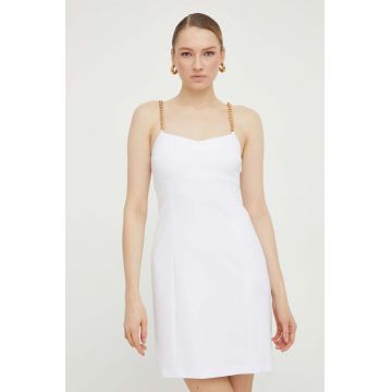 MICHAEL Michael Kors rochie culoarea alb, mini, drept