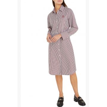 Rochie-camasa relaxed fit din bumbac organic