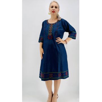 Rochie din Denim traditionala Sanda 53