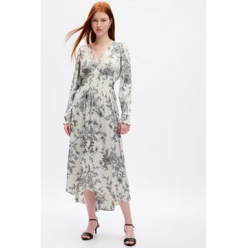 Rochie midi asimetrica