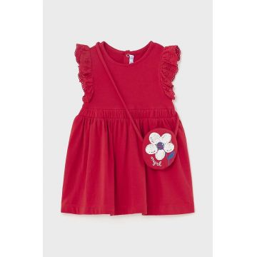 Mayoral rochie bebe culoarea rosu, mini, evazati