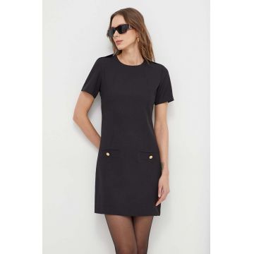 Silvian Heach rochie culoarea negru, mini, drept