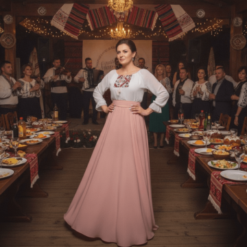 Rochie Traditionala stilizata Vladuta 2