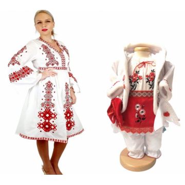 Set Mama si Fiica , 75 Rochie traditionala si costumas traditional