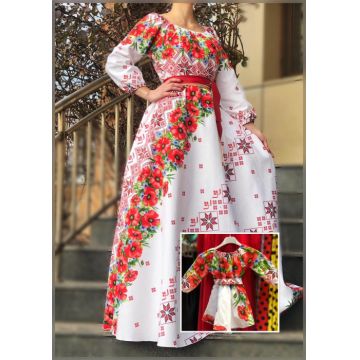 Set rochii stilizate traditional Mama si Fiica model 12