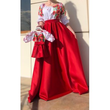 Set rochii stilizate traditional -Mama si Fiica - model 2