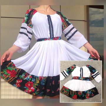 Set rochii stilizate traditional - Mama si Fiica - model 6