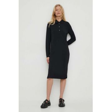 Marc O'Polo rochie culoarea negru, mini, drept