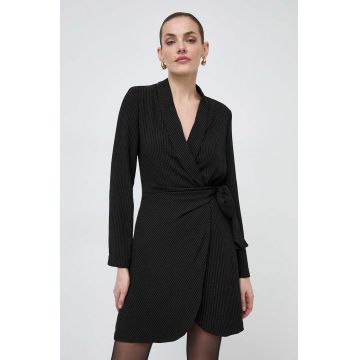 Morgan rochie culoarea negru, mini, evazati