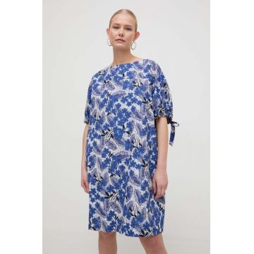 Weekend Max Mara rochie din bumbac mini, oversize 2415220000000