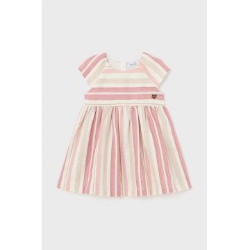 Mayoral rochie bebe culoarea portocaliu, mini, evazati