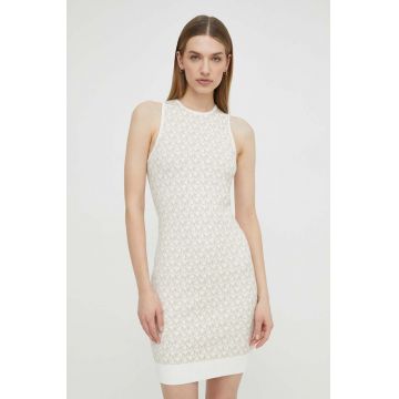 MICHAEL Michael Kors rochie culoarea bej, mini, mulata