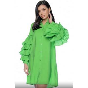 Rochie 488 verde Madelia