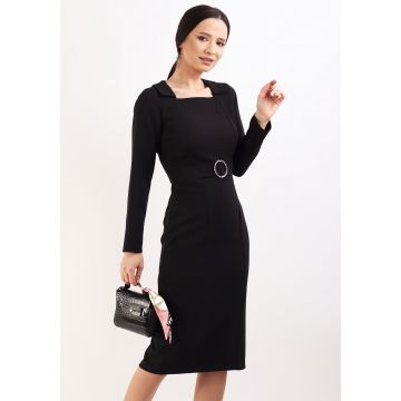 Rochie conica office Negru 36