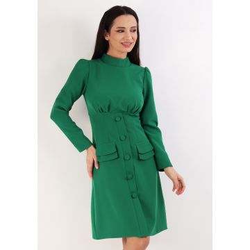 Rochie evazata Verde 36