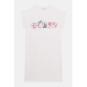 Rochie-tricou brodata
