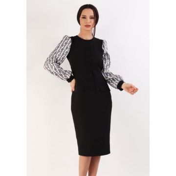 Rochie 1587 neagra Moze