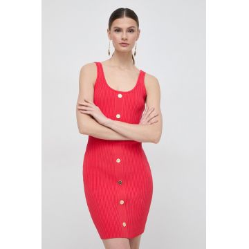 MICHAEL Michael Kors rochie culoarea rosu, mini, mulata