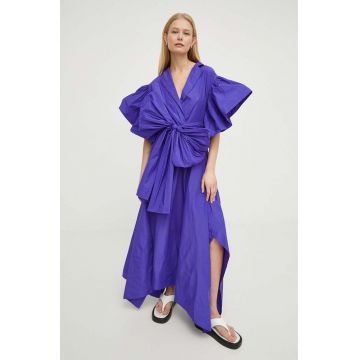 MMC STUDIO rochie culoarea violet, mini, oversize