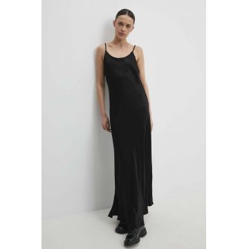 Answear Lab rochie culoarea negru, maxi, drept