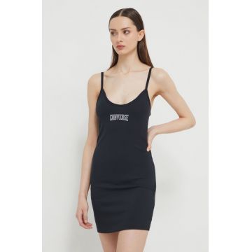 Converse rochie culoarea negru, mini, mulata