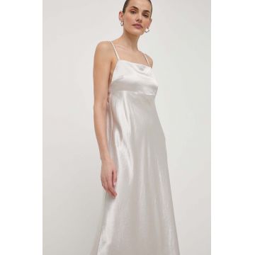 Max Mara Leisure rochie culoarea gri, maxi, evazați 2416220000000