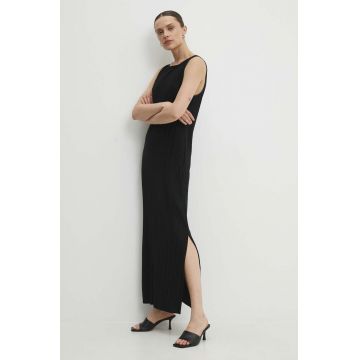 Answear Lab rochie culoarea negru, maxi, drept