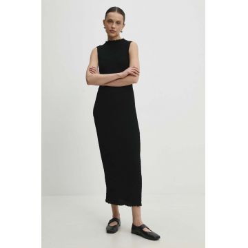 Answear Lab rochie culoarea negru, maxi, mulata