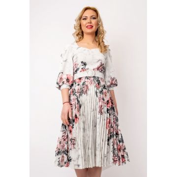 Rochie Dama Plisata Eleganta Zina