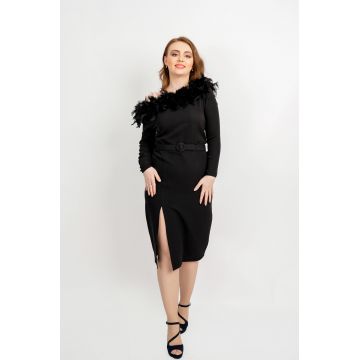 Rochie eleganta de ocazie neagra Rowa By Malika Fashion Rochie eleganta de ocazie neagra Rowa By Malika Fashion
