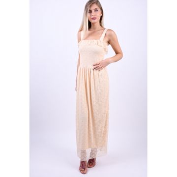 Rochie Eleganta Vero Moda Arora Maxi Mother Of Pearl