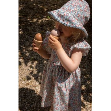 Konges Sløjd rochie din bumbac pentru copii mini, evazati