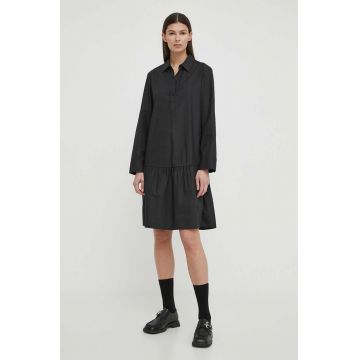 Marc O'Polo rochie culoarea negru, midi, oversize