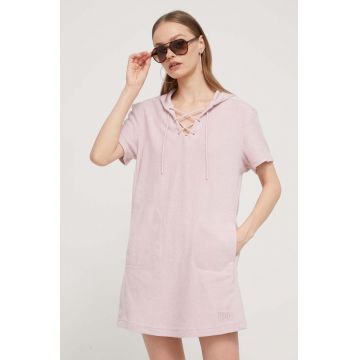 UGG rochie culoarea roz, mini, drept, 1152783