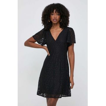 MICHAEL Michael Kors rochie culoarea negru, mini, evazati