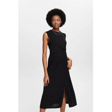 Rochie midi cu slit lateral