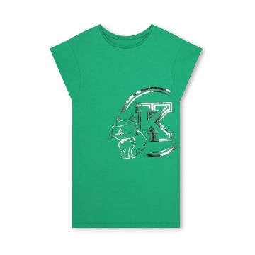 Rochie-tricou cu imprimeu logo