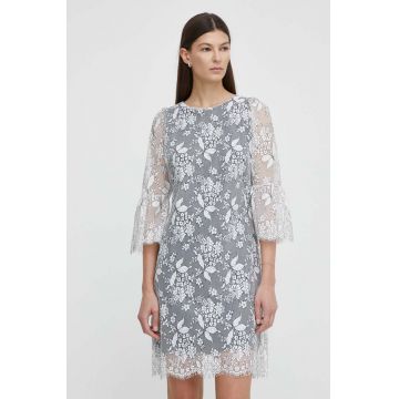 Bruuns Bazaar rochie TuberosaBBMajah dress culoarea alb, mini, evazati, BBW3837