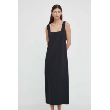 Drykorn rochie ELANA culoarea negru, maxi, drept, 130014 60613