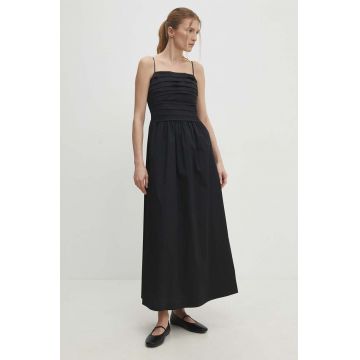 Answear Lab rochie culoarea negru, maxi, evazati