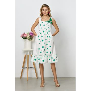 Rochie Flora Verde