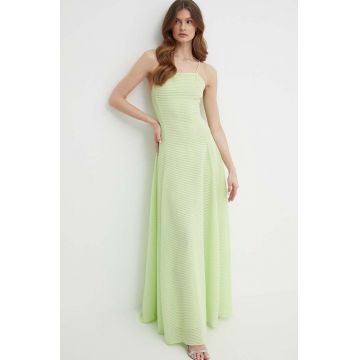 Emporio Armani rochie culoarea verde, maxi, evazati, 3D2A7J 2JJHZ