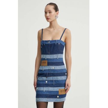 Moschino Jeans rochie jeans mini, mulata